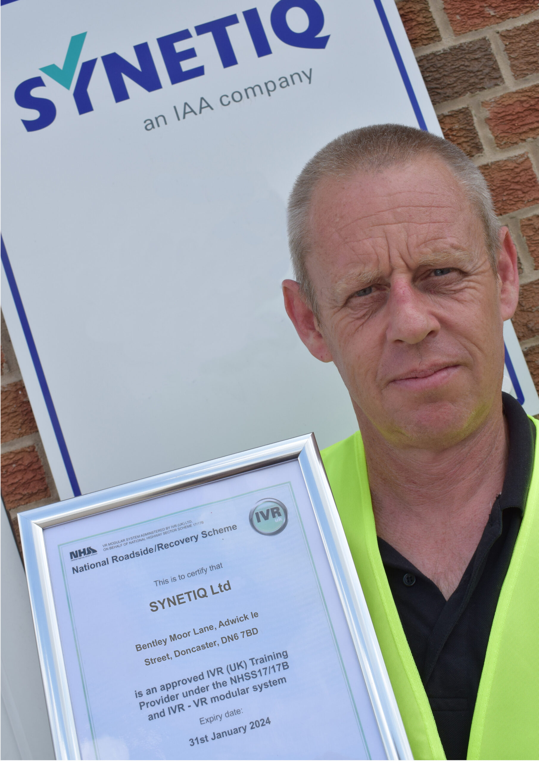 SYNETIQ becomes the first IVR accredited training provider in the vehicle recycling industry