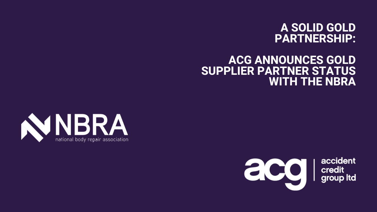 A SOLID GOLD PARTNERSHIP: ACCIDENT CREDIT GROUP (ACG) LTD INVESTS IN ITS RELATIONSHIP WITH THE NBRA